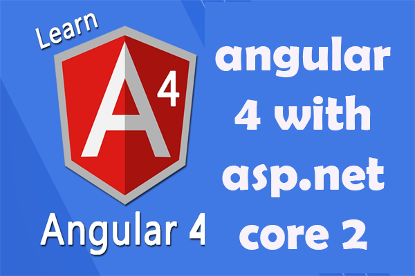 angular 4 with asp.net core 2 and WEB API | REST services