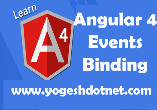 angular 4 event binding