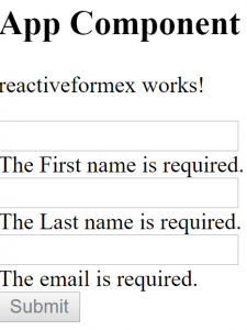 angular 4 reactive form example | Angular | ASP.NET Tutorials