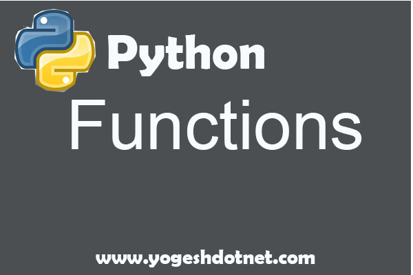 functions in python