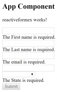 angular 4 nested formgroup example | Angular | ASP.NET Tutorials