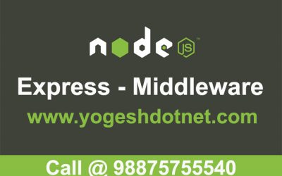 Express JS middleware with example
