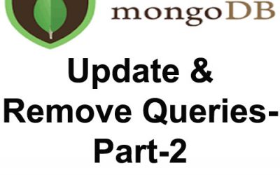 update , remove and drop queries in mongodb